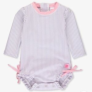 Ruffle Butts Seersucker One-Piece Bathing Suit